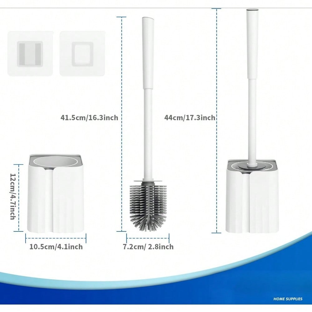 Silicone Toilet Brush And Hold - đánh giá và giá Brush Bristle Set