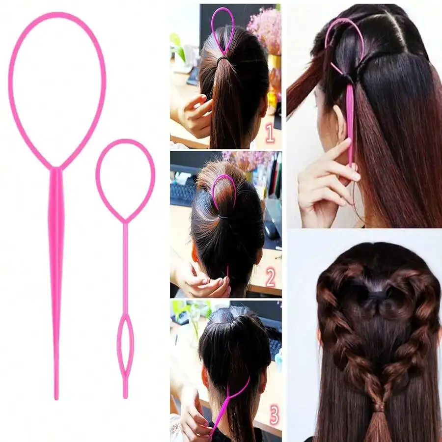 8Pcs Pink Hair Styling Set Wit - đánh giá và giá Brush Bristle Set