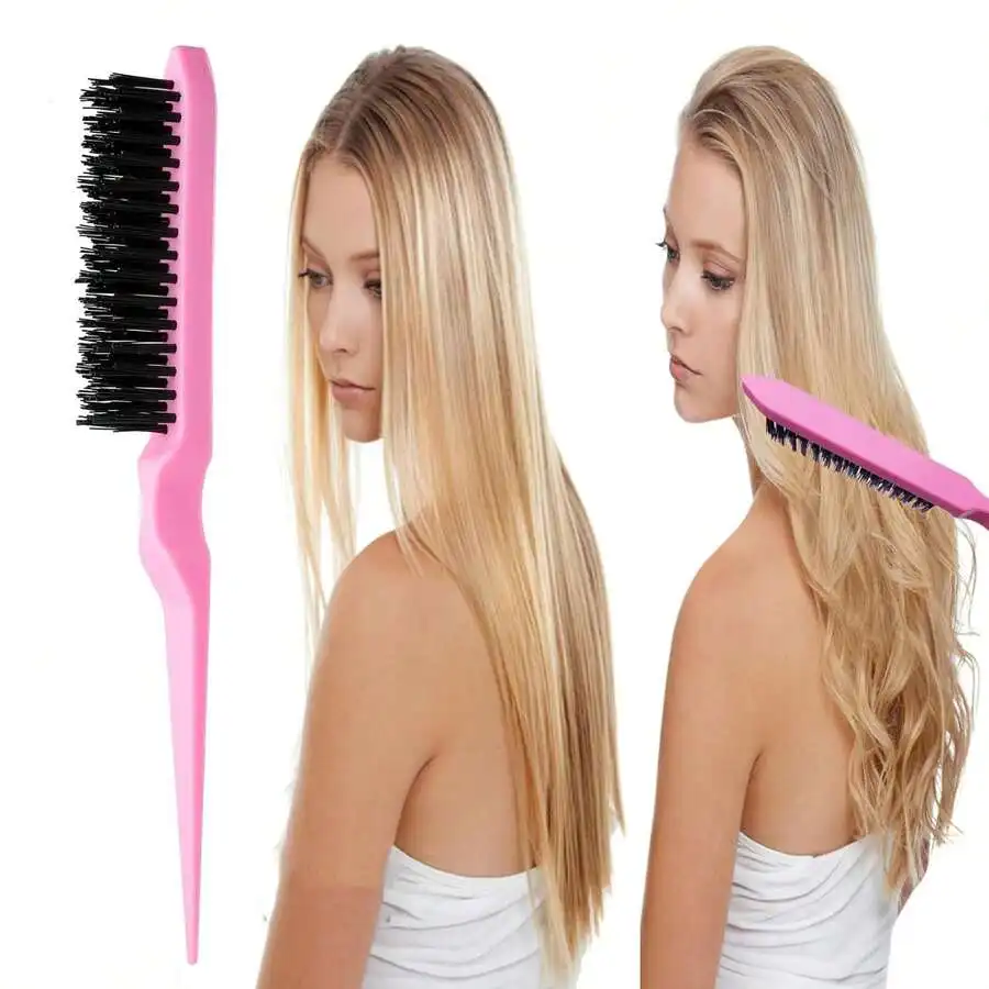 8Pcs Pink Hair Styling Set Wit - đánh giá và giá Brush Bristle Set