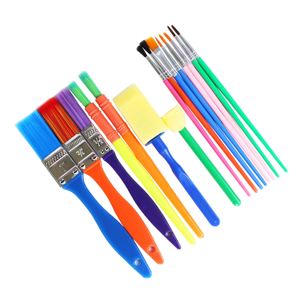15Pcs Sponge Painting Brushes  - đánh giá và giá Brush Bristle Set
