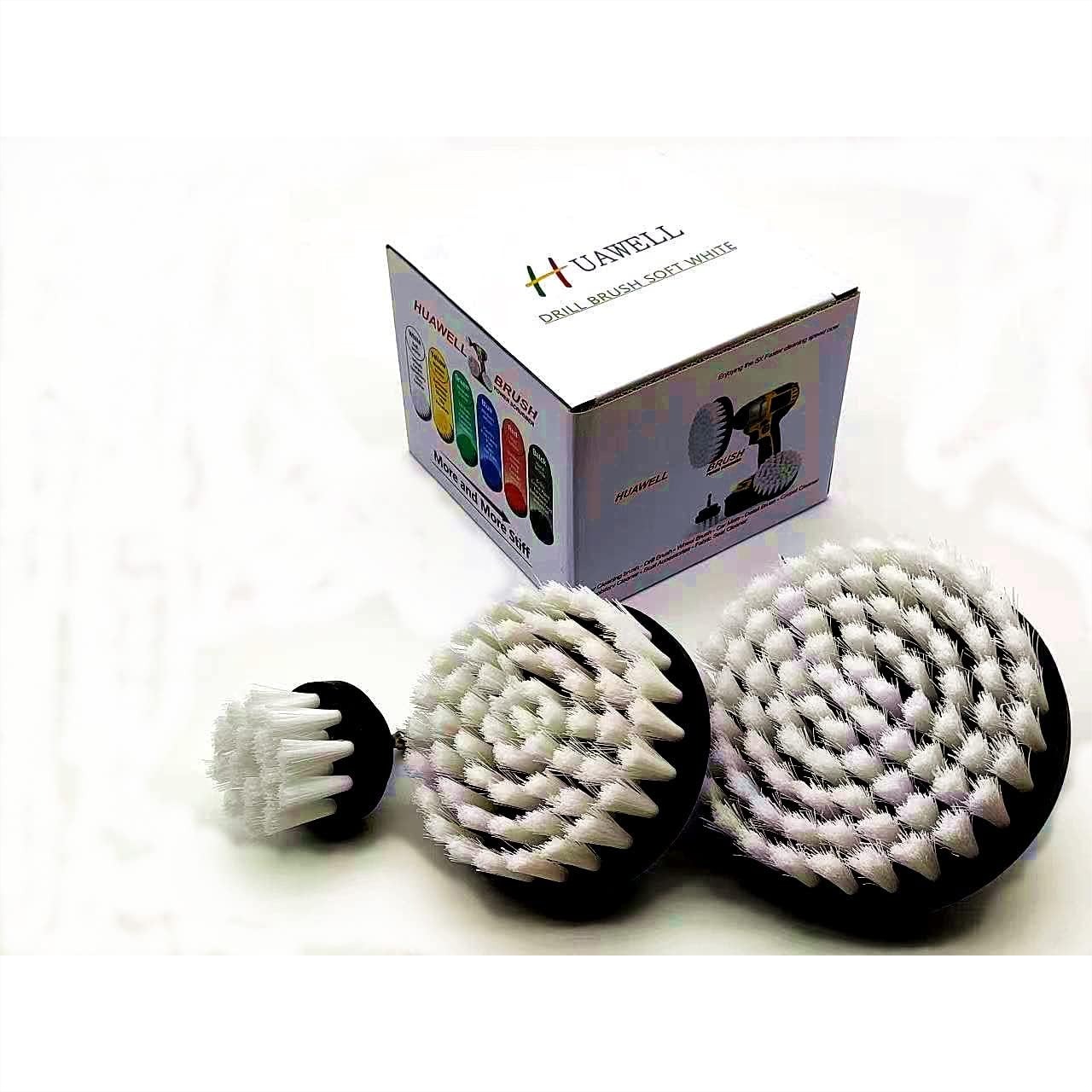 Drill Brush Set 3 Pack Soft Wh - đánh giá và giá Brush Bristle Set