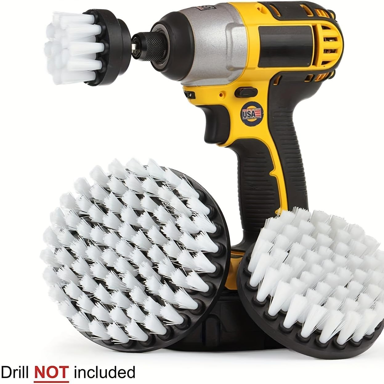 Drill Brush Set 3 Pack Soft Wh - đánh giá và giá Brush Bristle Set