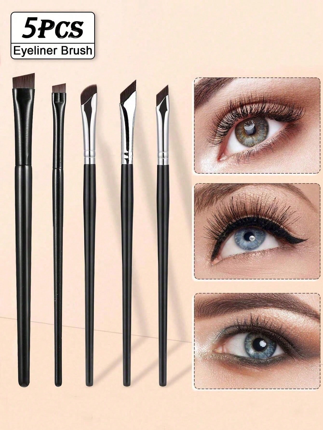 5/7-Piece Precision Eye Makeup - đánh giá và giá Brush Bristle Set