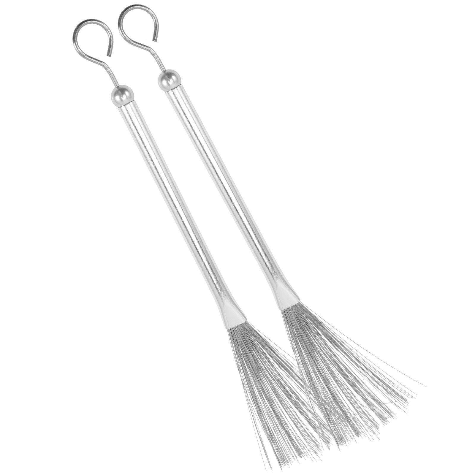 2Pcs Jazz Drum Brush Metal Han - đánh giá và giá Brush Bristle Set