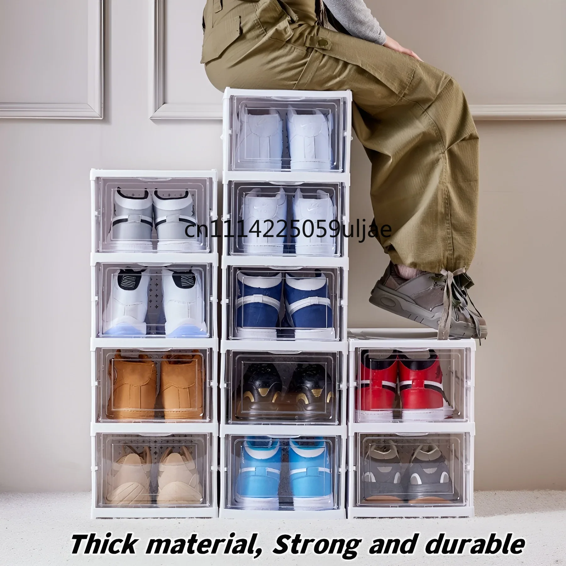 6 Layers Shoes Box Foldable Tr - đánh giá và giá Shoe Box Display