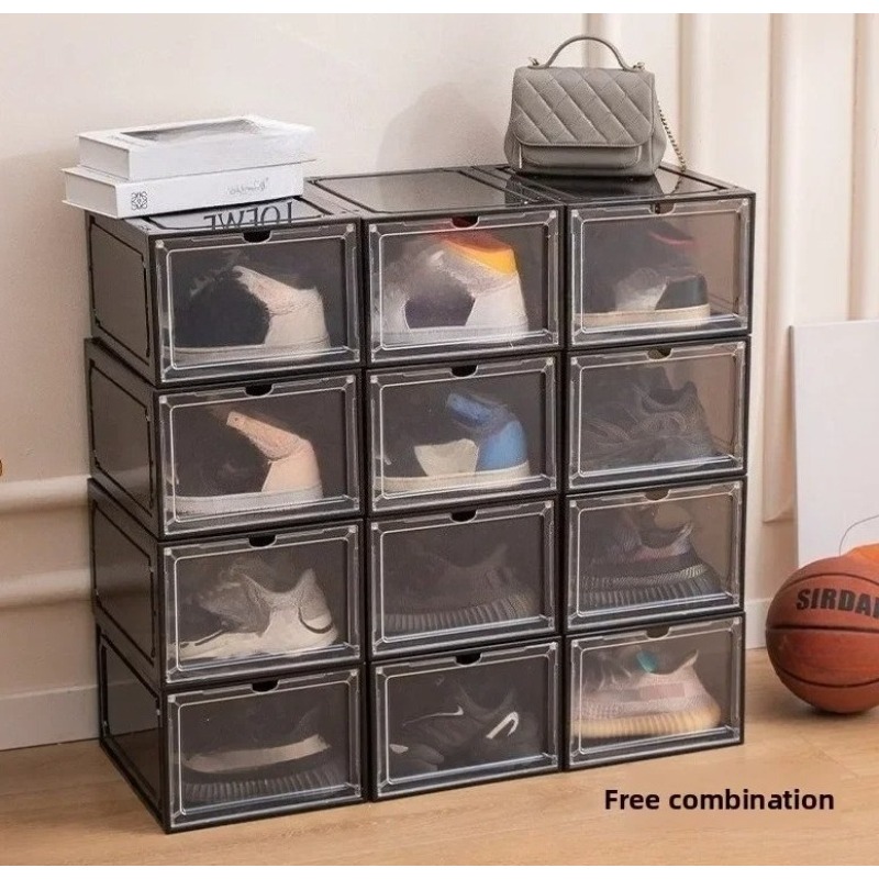 Clear Acrylic Shoe Storage Box - đánh giá và giá Shoe Box Display