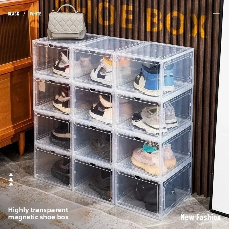 Clear Acrylic Shoe Storage Box - đánh giá và giá Shoe Box Display