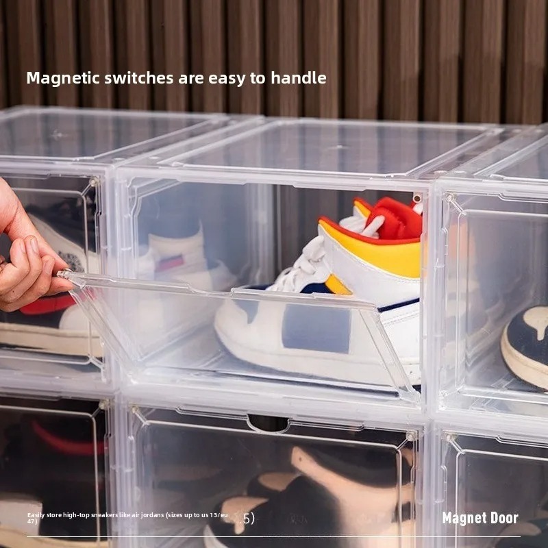Clear Acrylic Shoe Storage Box - đánh giá và giá Shoe Box Display