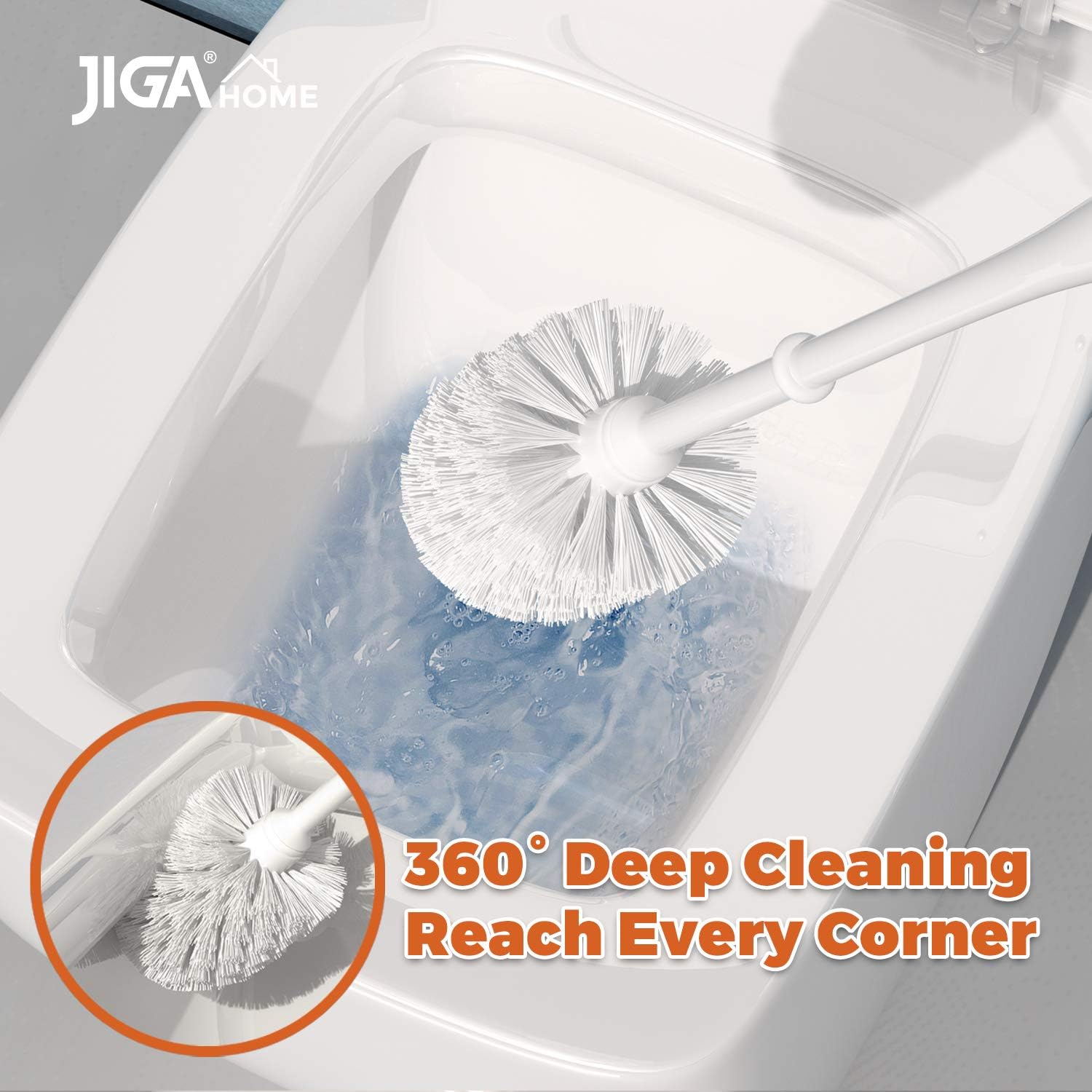 3-Pack Toilet Brush and Holder - đánh giá và giá Brush Bristle Set