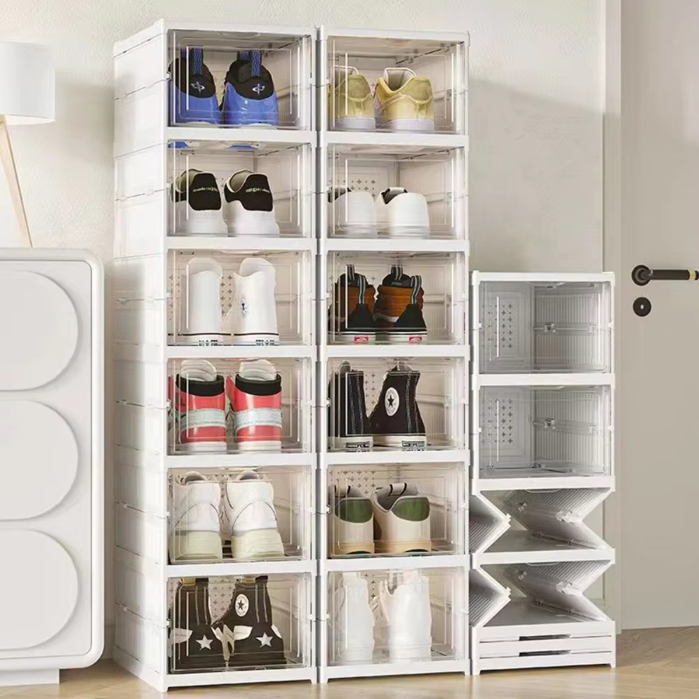 3/6 Layers Foldable Shoes Stor - đánh giá và giá Shoe Box Display