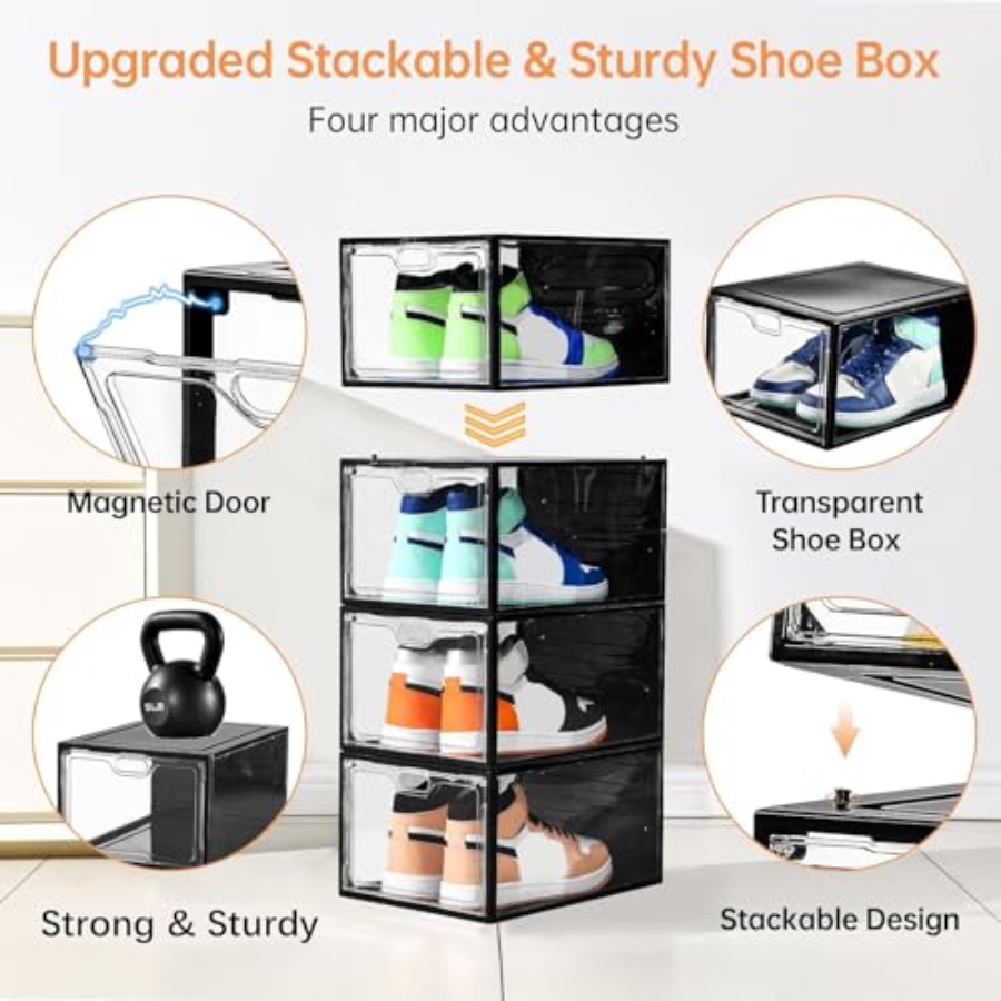 Pack Large Shoe Storage Box, S - đánh giá và giá Shoe Box Display