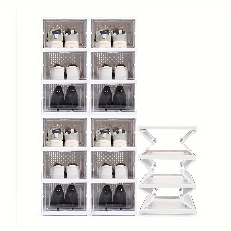 Dust Proof Stackable 6 Layer T - đánh giá và giá Shoe Box Display
