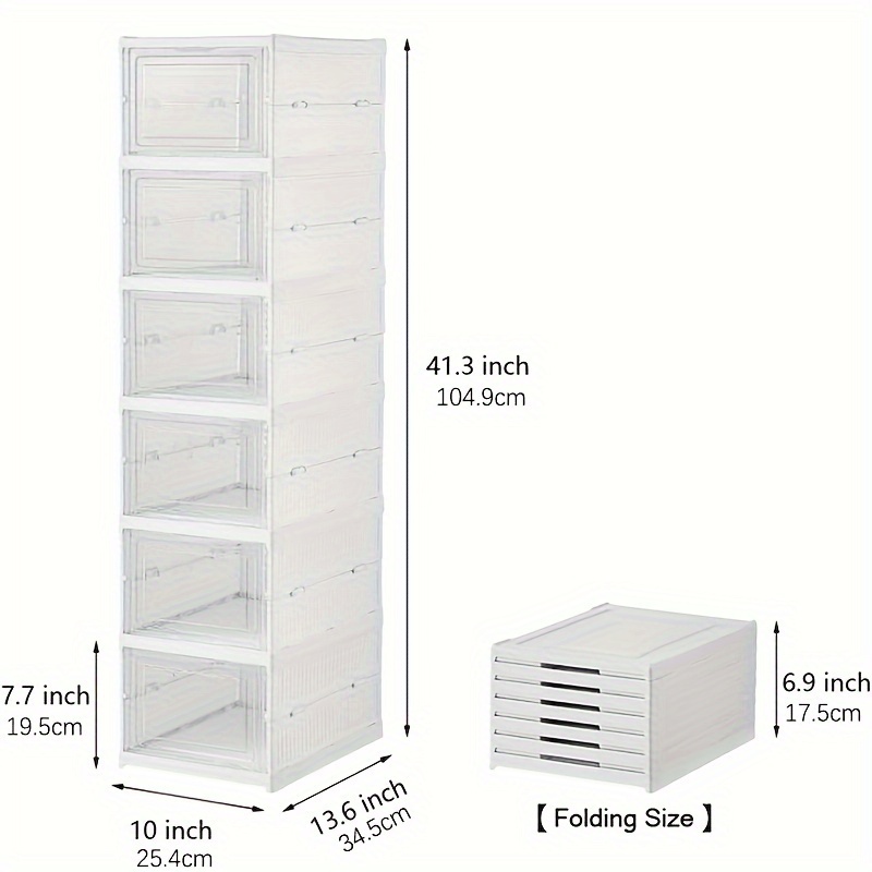 Dust Proof Stackable 6 Layer T - đánh giá và giá Shoe Box Display