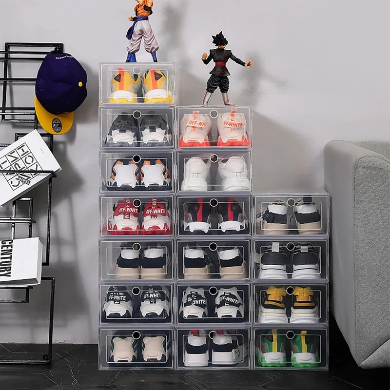 6 Pack Transparent Shoe Boxes, - đánh giá và giá Shoe Box Display