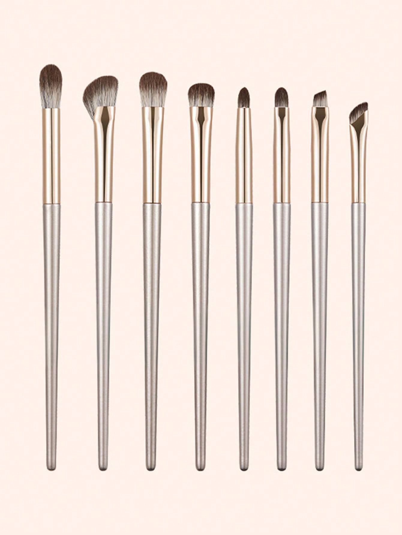 8pcs Champagne Gold Eyeshadow  - đánh giá và giá Brush Bristle Set